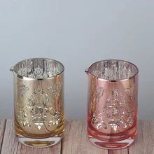 Бесшовный 600 мл бар коктейльный с коктейльным бокалом- медь/золото версия