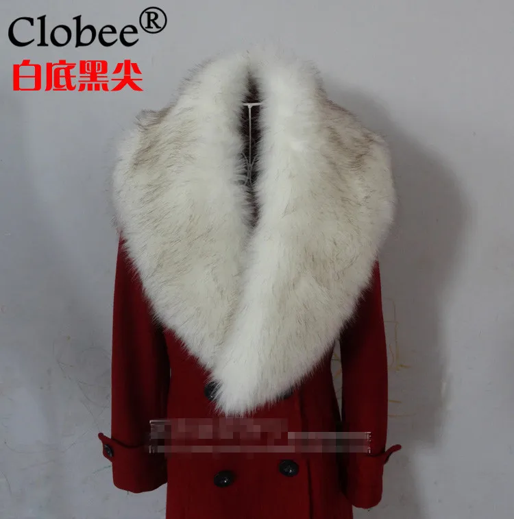 Хорошее качество новинка 2019 женский воротник из искусственного лисьего меха