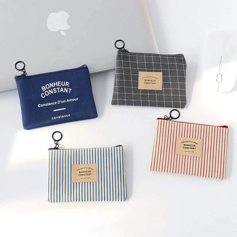 

Cartoon Geometric Coin Purses Holder Money Bag Coin Bag Simple Women Zipper Pouch Girl Kids Mini Change Children Fashion Wallets