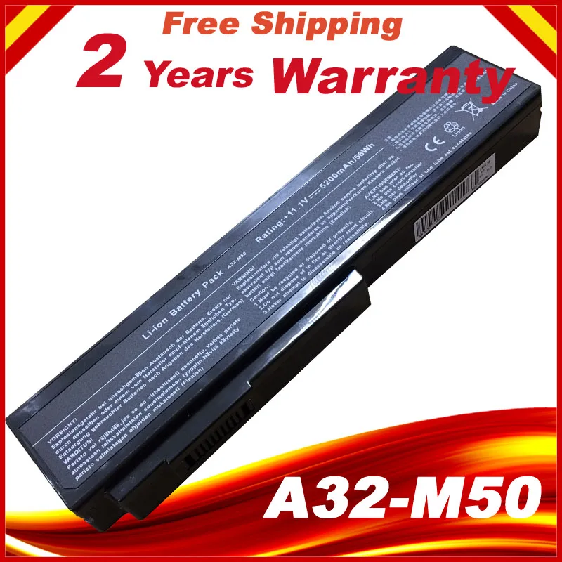 

Laptop Battery For Asus N61 N61J N61Jq N61V N61Vg N61Ja N61JV N53 M50 M50s N53S A32-M50 A32-N61 A32-X64 A33-M50