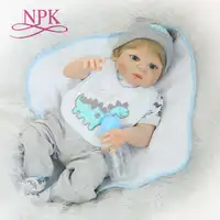 NPKCOLLECTION Reborn Dolls With Soft Real Gentle Touch Full Vinyl Body Newborn baby Christmas Gifts For Kids Diy Toys