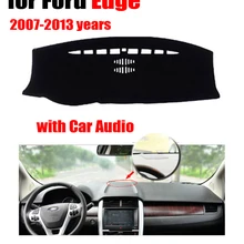 Чехлы для приборной панели автомобиля коврик для левостороннего привода dashковрик Накладка для Ford Edge 2007-2013 высокая конфигурация