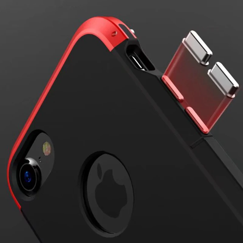 MaiMoke бампер для Apple iphone 7 Plus металлический роскошный 2 в комбо Чехол для iphone 7 Броня сплав задняя крышка для iphone 7 телефона