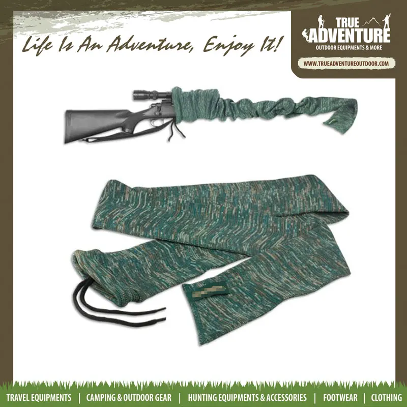 [True Adventure] Gun Sock 54" Camouflage Shotgun Rifle Gun Sock Case Bag Safe Sleevein Hunting