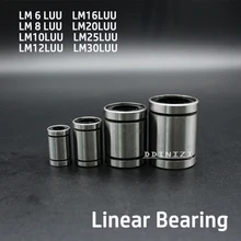 4pcs lot LM8UU LM10UU LM12UU LM16UU LM20UU LM25UU Linear Bushing 8mm CNC Linear Bearings for Rods