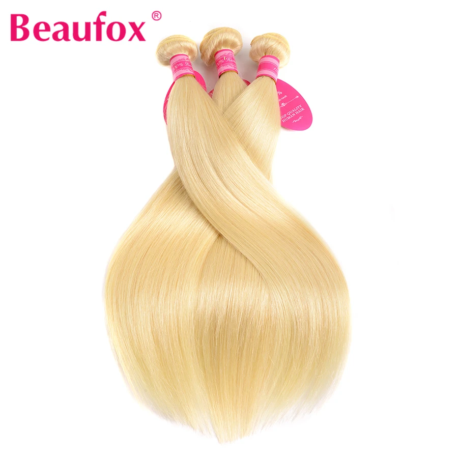 Beaufox 613 Blonde Bundles With Frontal Closure Peruvian Straight Human Hair 3 Bundles With Closure 13*4 Lace Frontal Remy Hair Beaufox 613 Blonde Bundles With Frontal Closure Peruvian Straight Human Hair 3 Bundles With Closure 13*4 Lace Frontal Remy Hair