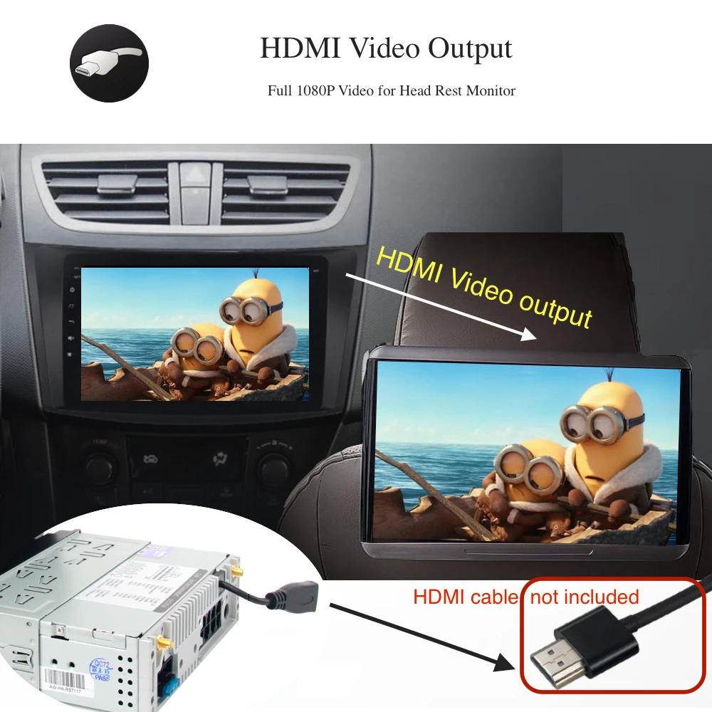 Best Car GPS for Mitsubishi Outlander 2013 2014 2015 2016 android auto radio navigation head unit multimedia HDMI output video player 5