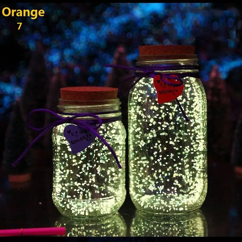 Аквариум для рыб фосфоресцирующий песок ночной светящийся Темный яркий ФЛУОРЕСЦЕНТНОЕ свечение частицы аквариума украшение аквариума
