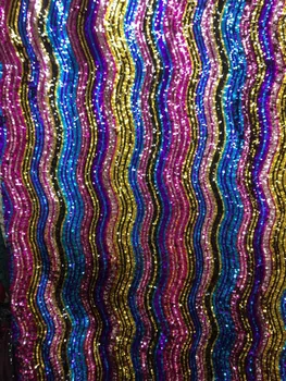 

New design sequins embroidered lace super Quality french net Lace Fabric JIANXI.C-2215 for party dress