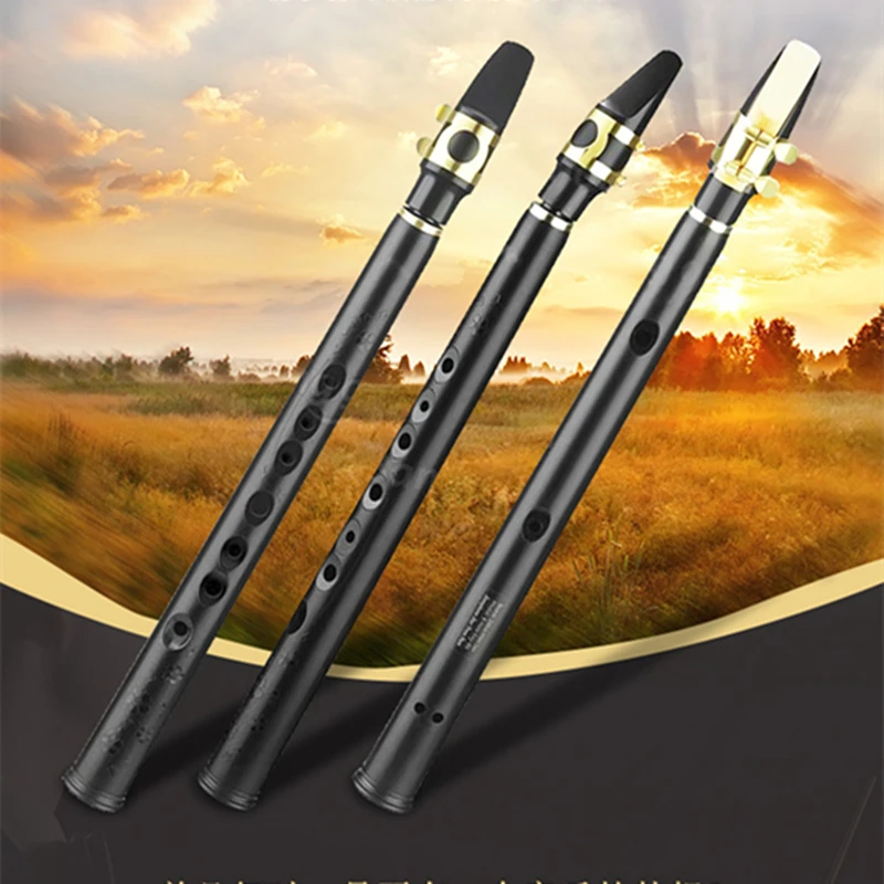 SevenAngel Мини карманный Bb саксофон Sax ABS с альтовыми мундштуками 4 шт. Язычковая сумка