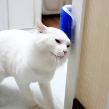 Pet Cat Corner Comb Cat Self Groomer Comb Hair Removal Brush Comfortable Cat Massage Device Pet Supplies
