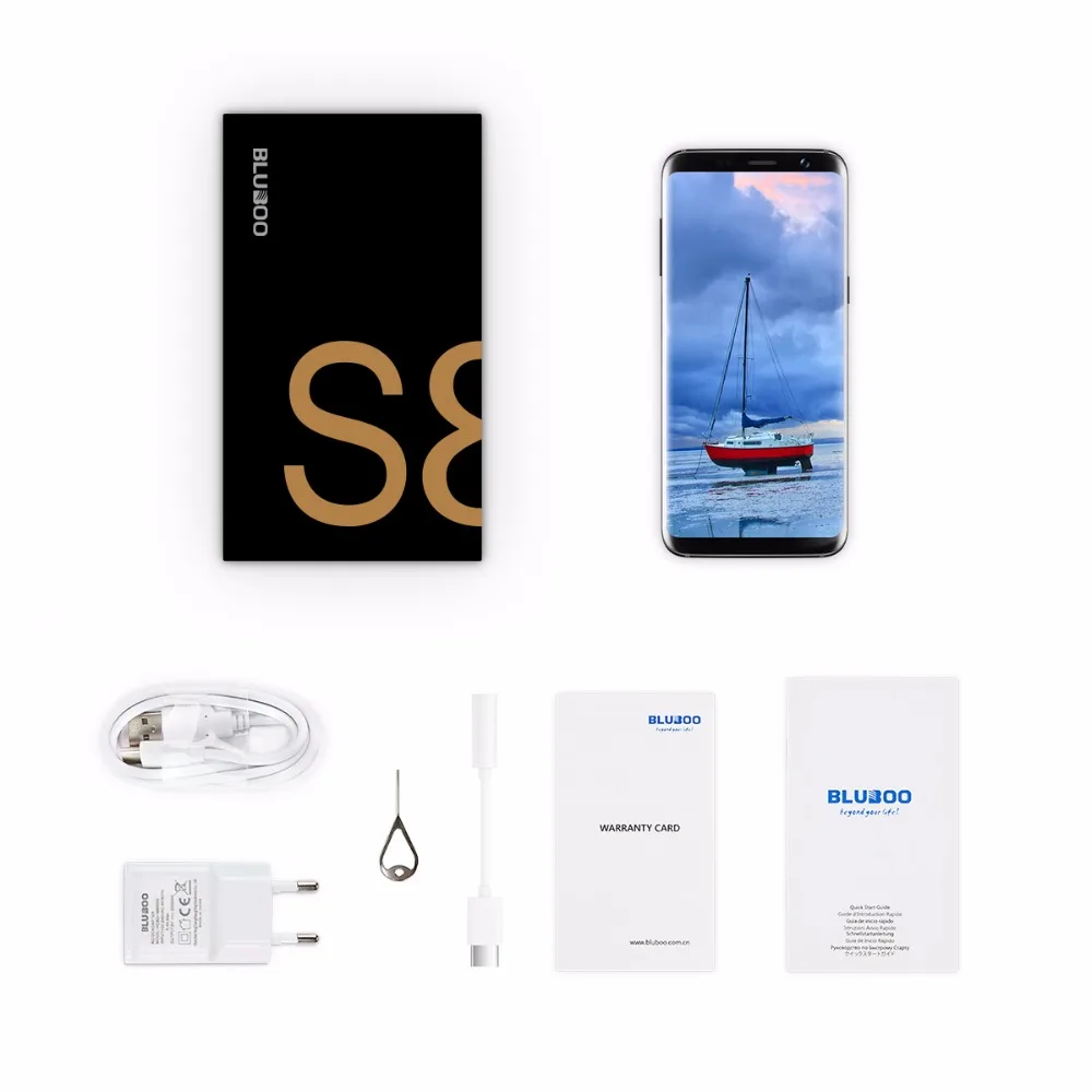 BLUBOO S8 5 7 ''смартфон 4G 18:9 полный Дисплей mtk6750 восемь ядер 3 ГБ Оперативная память