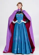 New Princess Anna Elsa princess dress princess Anna costume adult snow grow princess Anna cosplay costume for Halloween women