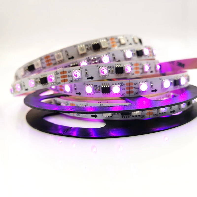 

High luminous DC12V 60LEDs/m ws2811 high density addressable led strip