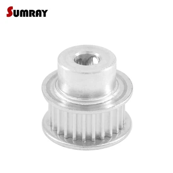

SUMRAY 2GT 26T Timing Belt Pulley Bore 5/6/6.35mm Pulley Wheel 7/11mm Width Motor Belt Pulley for Engraving Machine