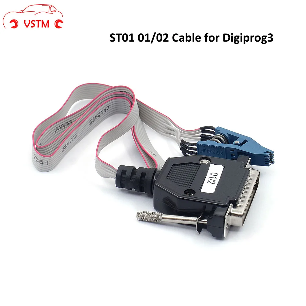 VSTM Digiprog3 ST01 01/02 кабель для Digiprog III 3 одометра программиста ST01|diagnostic cable|digiprog cableauto cable