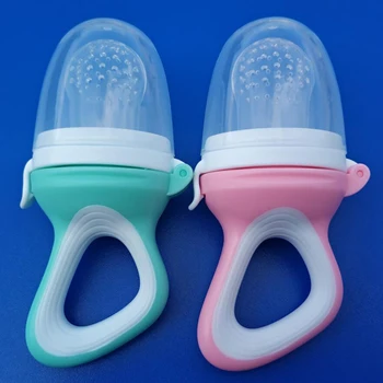 

Lovely Safety Feeding Bottles Nipple Baby Silicone Bite Bag Baby Nipple Teat Food Fruit Vegetable Feeder Supplementary Device