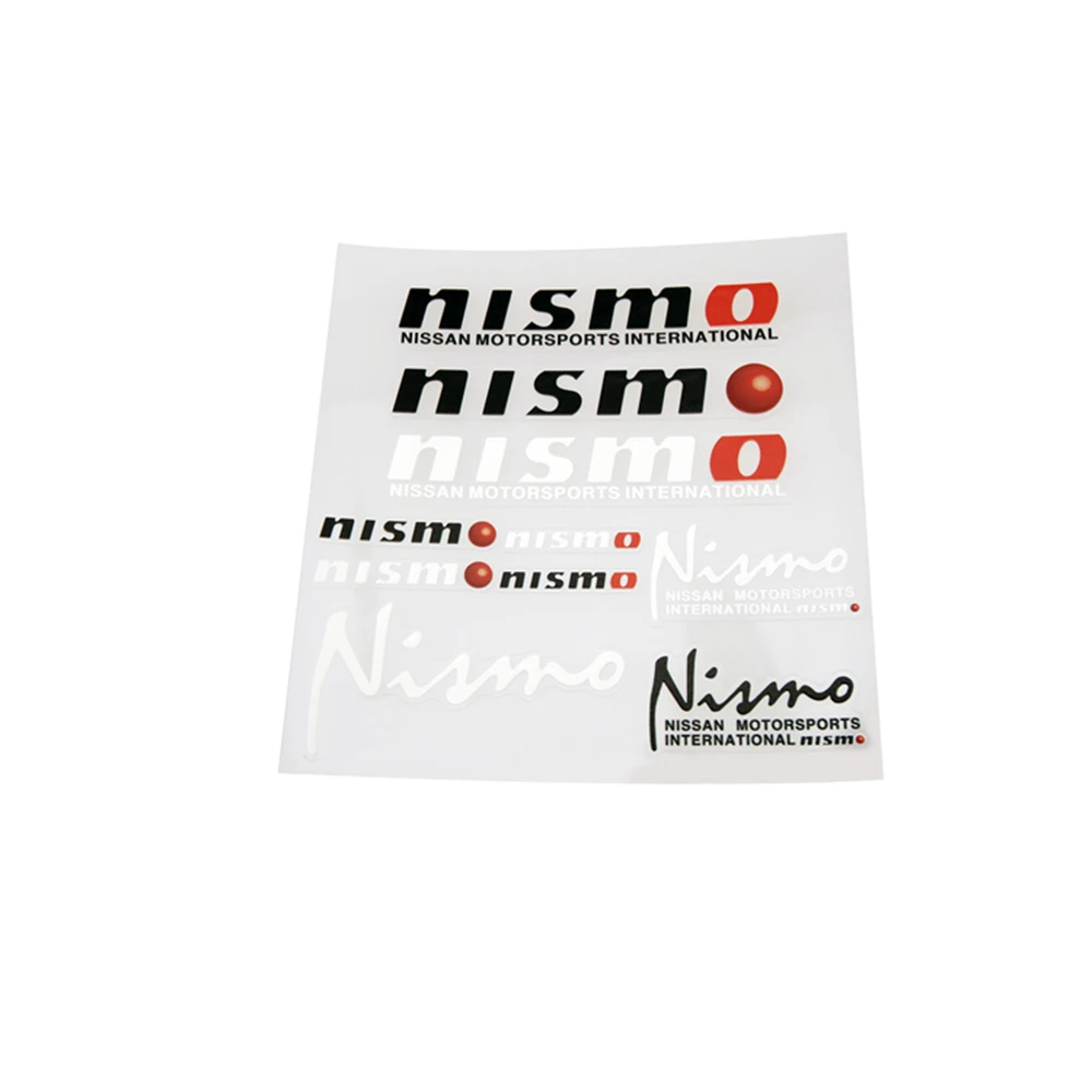 Etie автомобильные аксессуары Nismo автомобильные наклейки и наклейки Набор для Nissan Qashqai J11 X-trail T32 Tiida Note Almera Primera