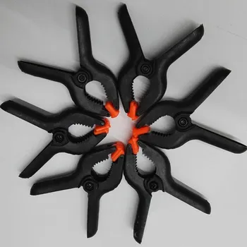 

6/10pcs 4inch Spring Clamps DIY Woodworking Tools Plastic Nylon Clamps For Woodworking Spring Clip Photo Studio Background