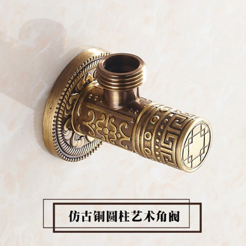 LF36018B-G1/2* G1/2 Antique100% Garantee латунные аксессуары угловой клапан для умывальника/водонагревателя/кухни/угловая арматура