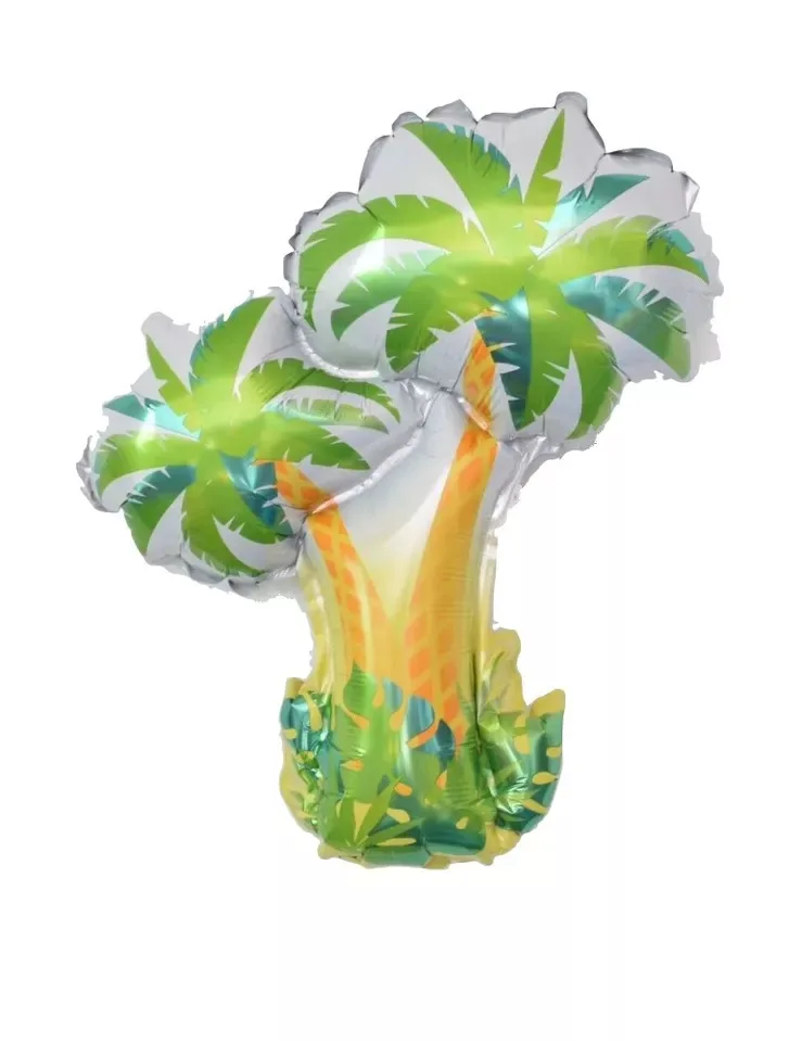 35*45 см мини-тропические пальмы день рождения Украшенные воздушный шар из фольги летняя вечерние растение воздушный шар
