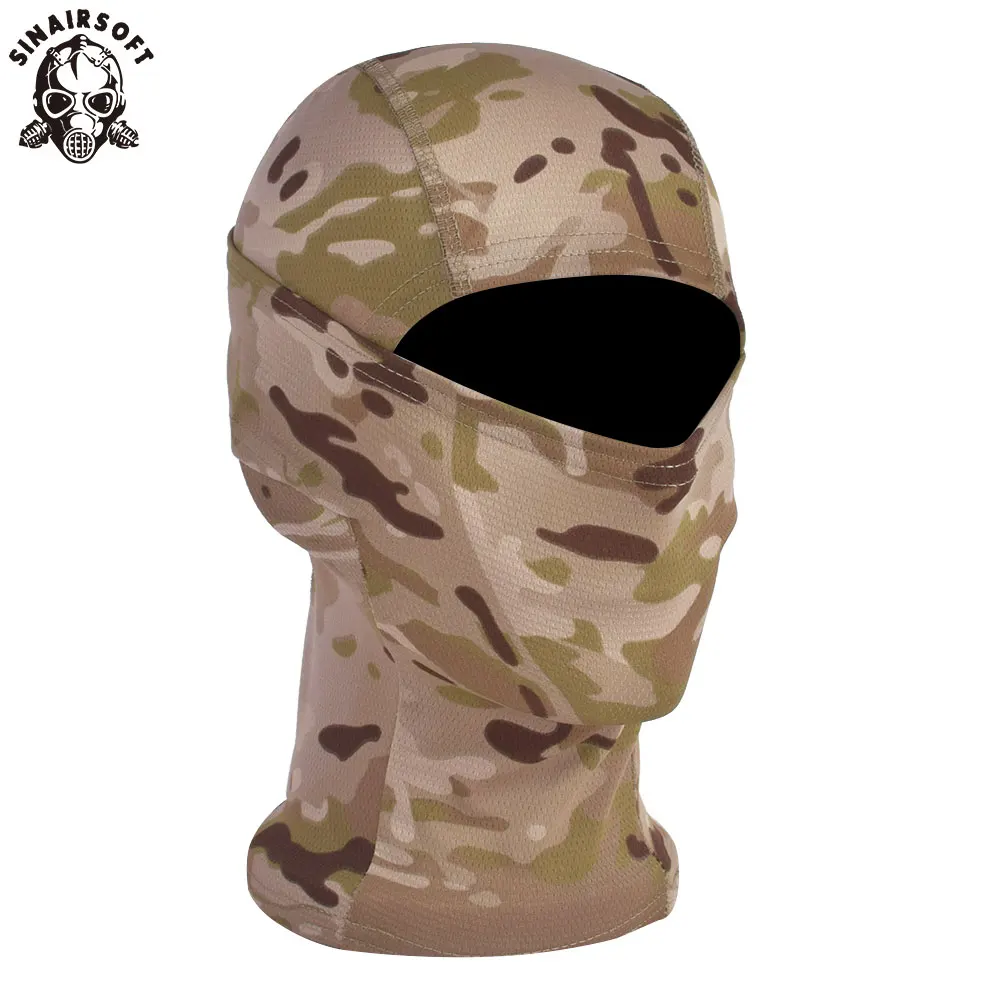 SINAIRSOFT камуфляжная армейская велосипедная мотоциклетная Кепка Балаклава шапки маска на все лицо велосипедная Кепка для альпинизма Мужская бандана для верховой езды