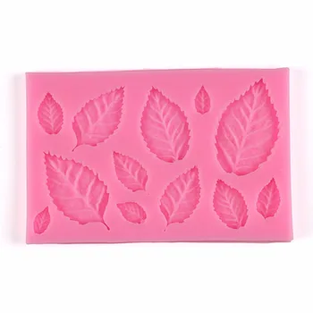 

Cute Tree Leaf Shape Fondant Cake Silicone Mold DIY Kitchen Making Candy Biscuits Molds Chocolate Cake Mould Tools