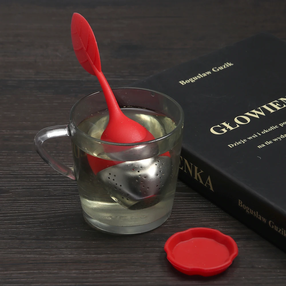 Чай Infuser силиконовый милый белка Форма Кофе свободный лист фильтр мешочек для