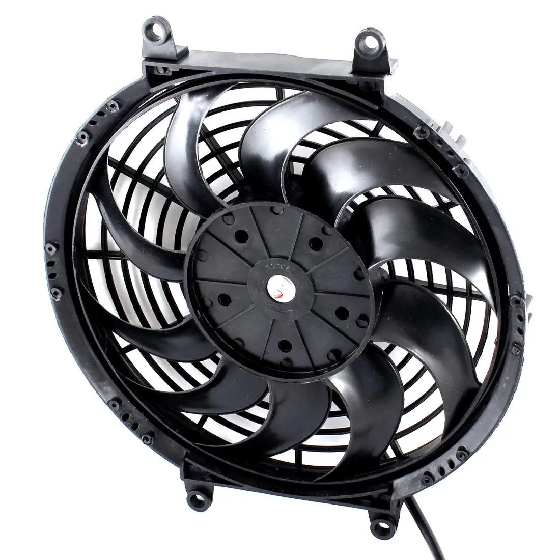 

uxcell DC 24V 7A 12" 10 Blades Auto Car Air Conditioner Cooling Fan Black