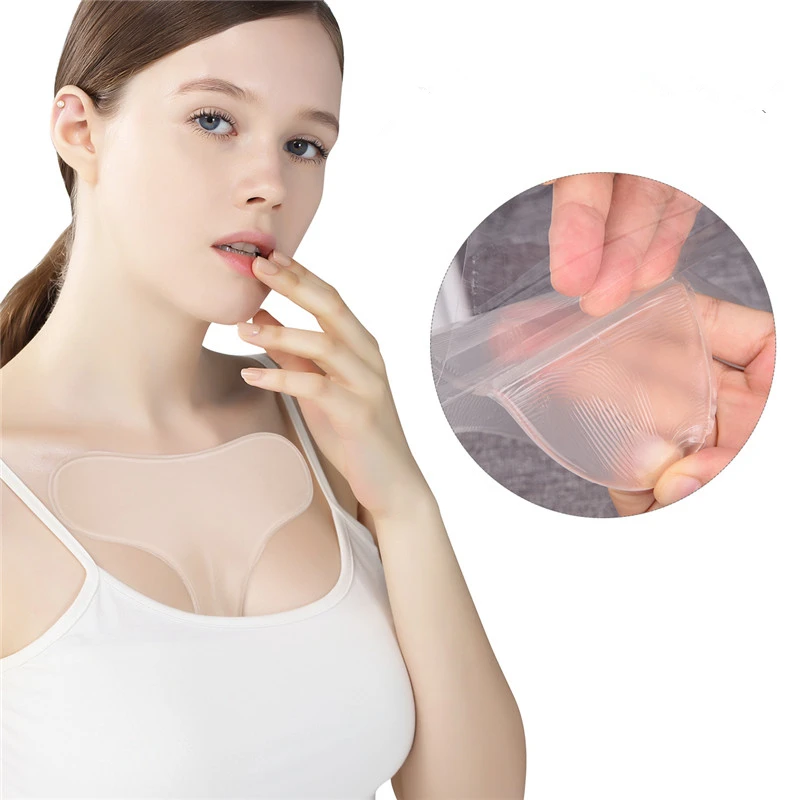 

3pcs Anti Wrinkle Chest Pad Silicone Decollette to Prevent and Eliminate Wrinkles on Decolletage 100% Grade Silicone Skin Care