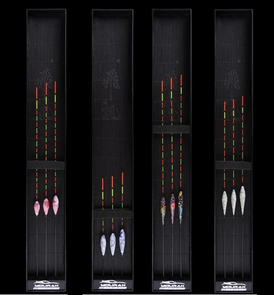 

Nano materials colorful float for Taiwan fishing suitable for most water conditions A Dozen 12 pcs