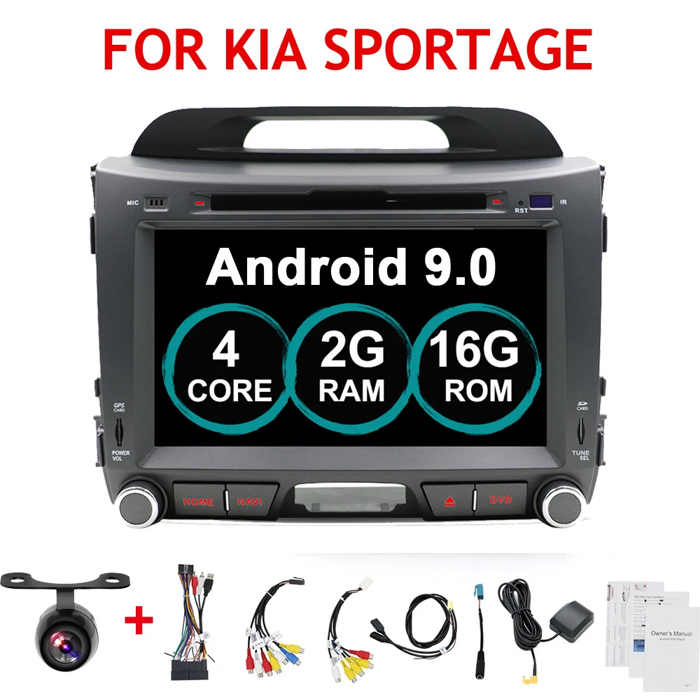 

Bosion 2din HD Android 9.0 Car DVD Multimedia player For KIA Sportage 3 4 2010 2011 2012 2013 2014 2015 Car radio GPS navigation