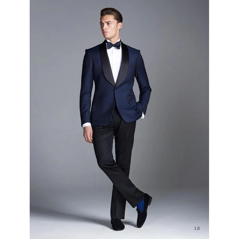 Smoking Hombre Traje Formal De Piezas Para Hombre Slim Fit