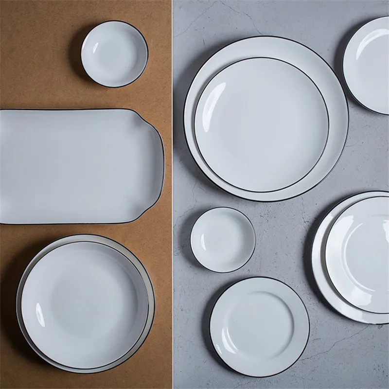 Ceramic Plate Bowl Set (12)