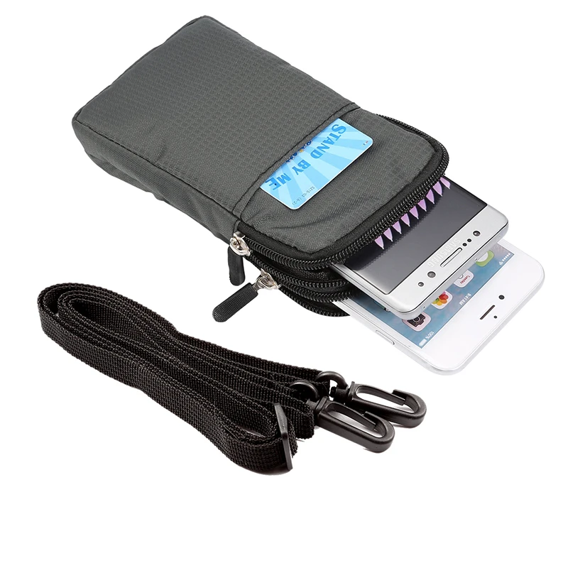 Universal Sport Phone Case For iPhone 11 Pro Max X XR 8 7 Plus Samsung S20 S10 S9 Huawei Xiaomi Waist Pouch Shoulder bag holder