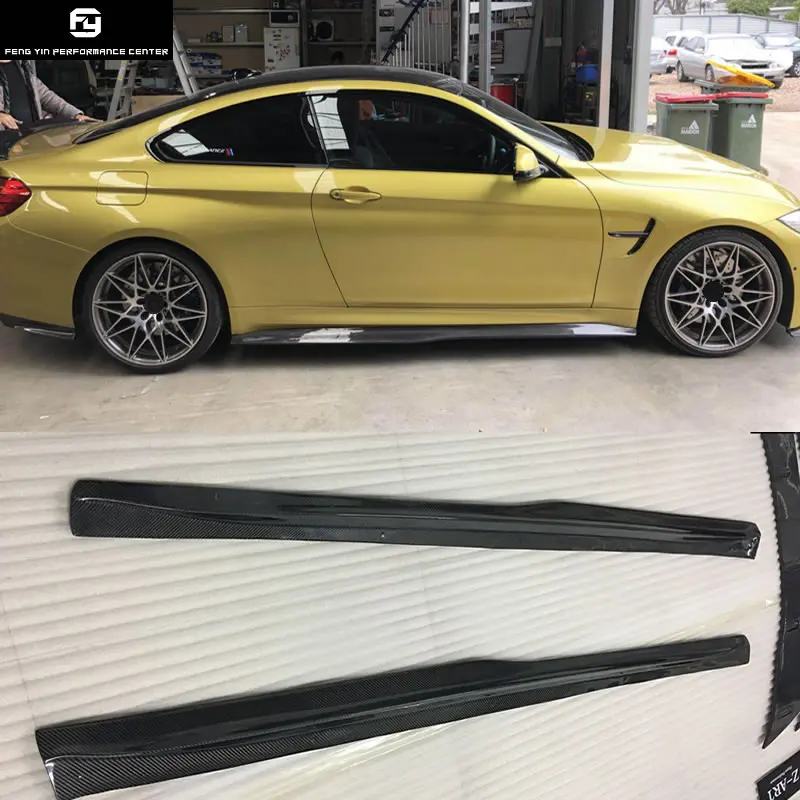 F80 M3 F82 M4 PSM боковые юбки из углеродного волокна для BMW F80 M3 F82 M4 PSM Стиль 15-17