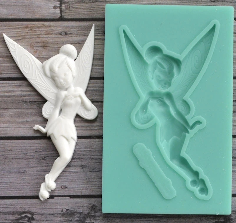 

Yueyue Sugarcraft 1 piece fairy silicone mold fondant mold cake decorating tools chocolate gumpaste mold