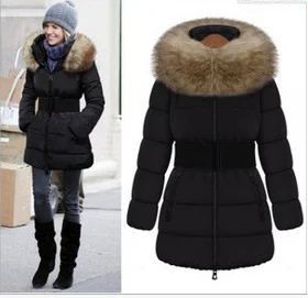 Burst models in Europe and America winter coat female long sleeved font b jacket b font