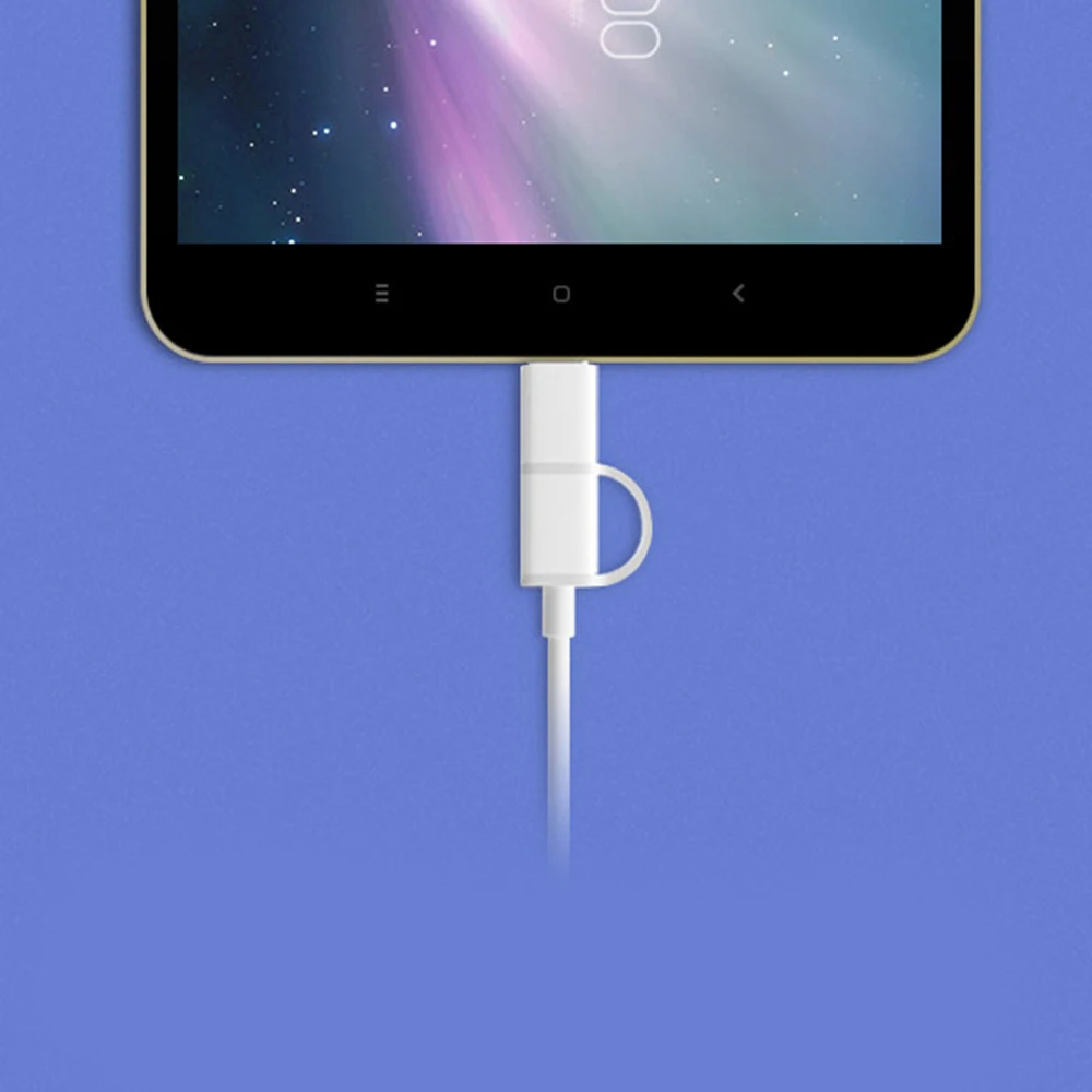 Оригинальные Кабели Xiaomi 2 в 1 Micro usb type-C кабель для быстрой синхронизации данных и быстрой зарядки type C кабель для зарядки type C для Xiomi huawei