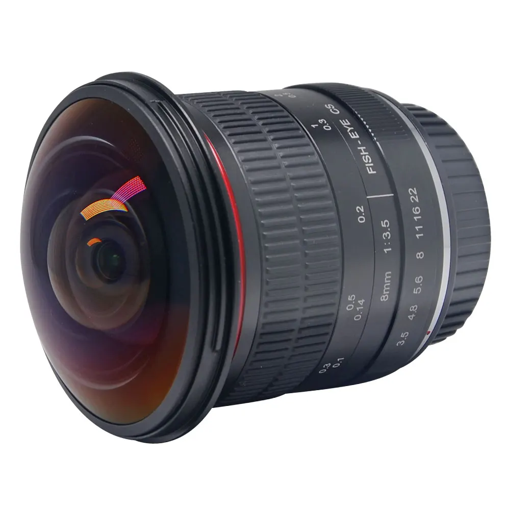 Meike 8 мм f/3,5 рыбий глаз ручной объектив APS-C/Полнокадровый для Canon EF EOS 6D 60D 70D 80D 5D2 5D3 600d 1100d DSLR камер