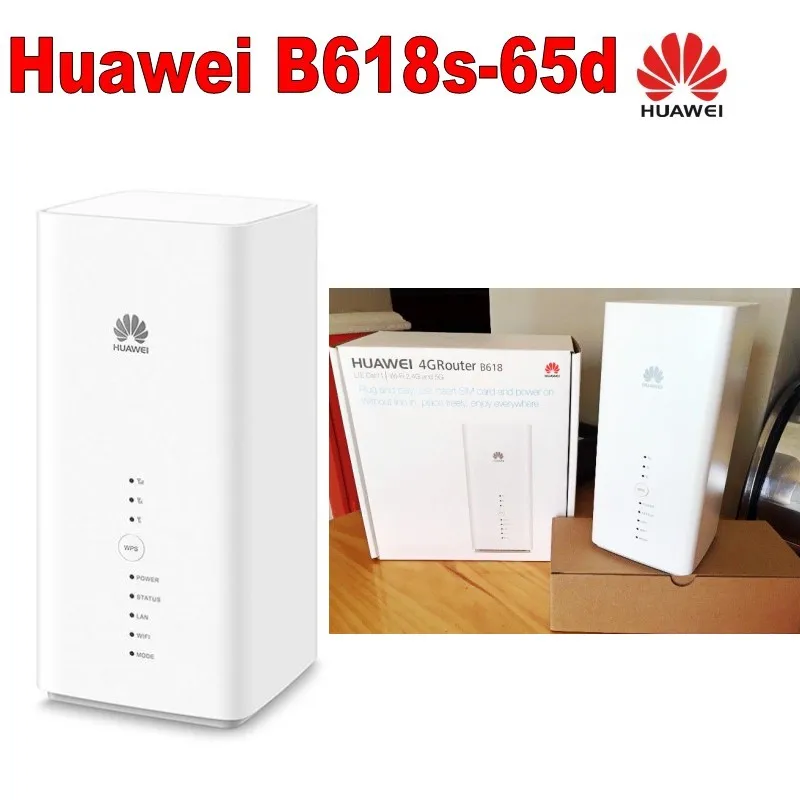 10 шт./партия новый разблокированный маршрутизатор Huawei B618 4G LTE 600 Мбит/с CPE с портом