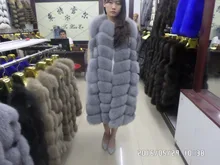 Length 100CM, real natural fur vest
