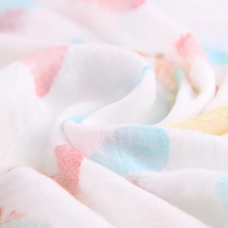 120*120 см новорожденный обернутый бамбуковый муслин салфетки пеленки одеяло кактус Фламинго Детские Банные полотенца Детский Пеленальный марлевые полотенца