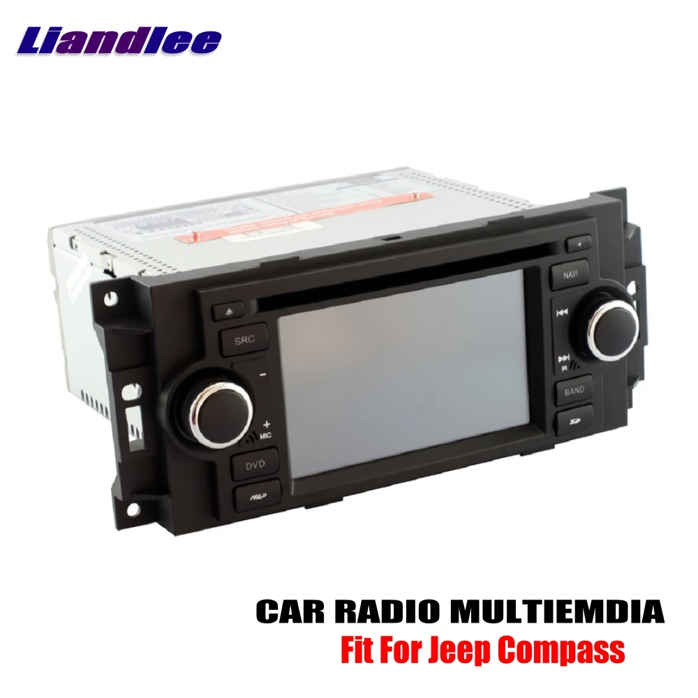 Top Liandlee Android Car For Jeep Compass 2006~2008 Radio CD DVD Player GPS Navi Navigation Media Maps Camera OBD TV HD Screen 2