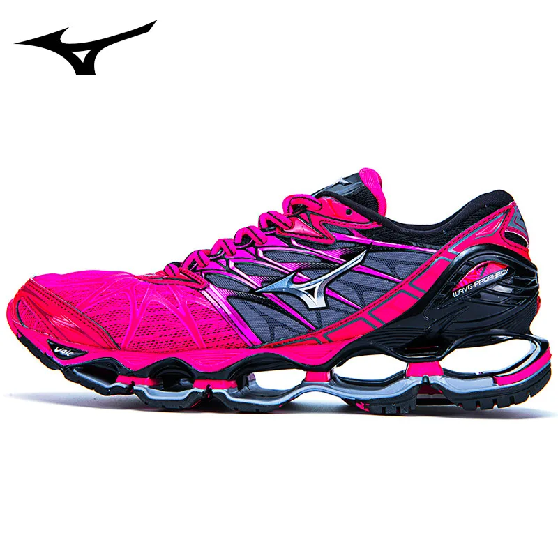 Tenis Mizuno Mizuno Wave Prophecy 7 Professional Sports Men Shoes Red Colors Classic Stable Sports Weightlifting Shoes Size -45