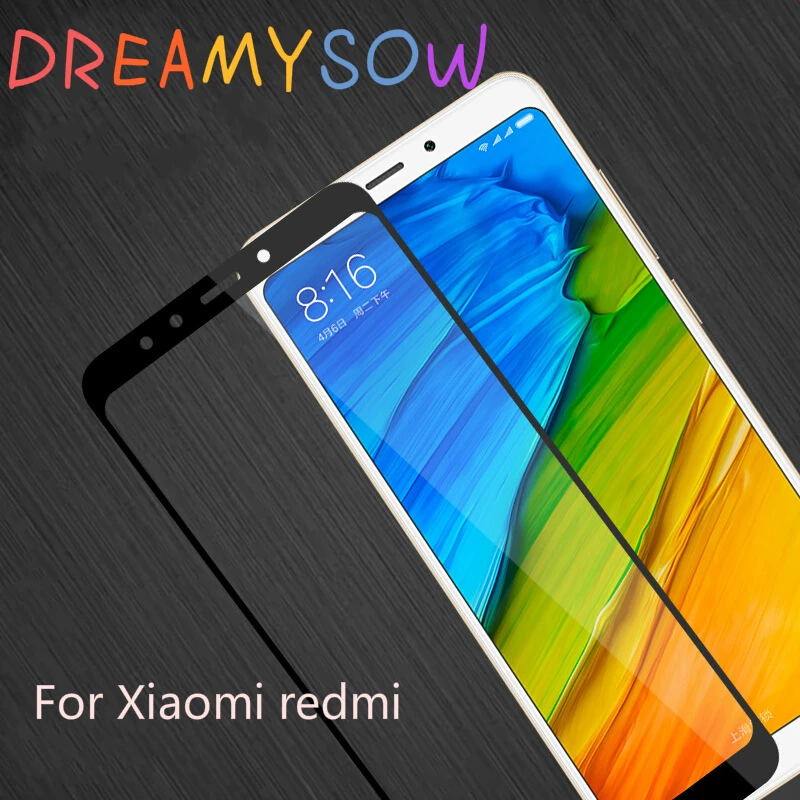 

DREAMYSOW Full Cover Tempered Glass For Xiaomi Redmi 4X Prime Pro 4A 4 Pro Standard Note 4X 5 5 Pro 32GB 64GB Global Version