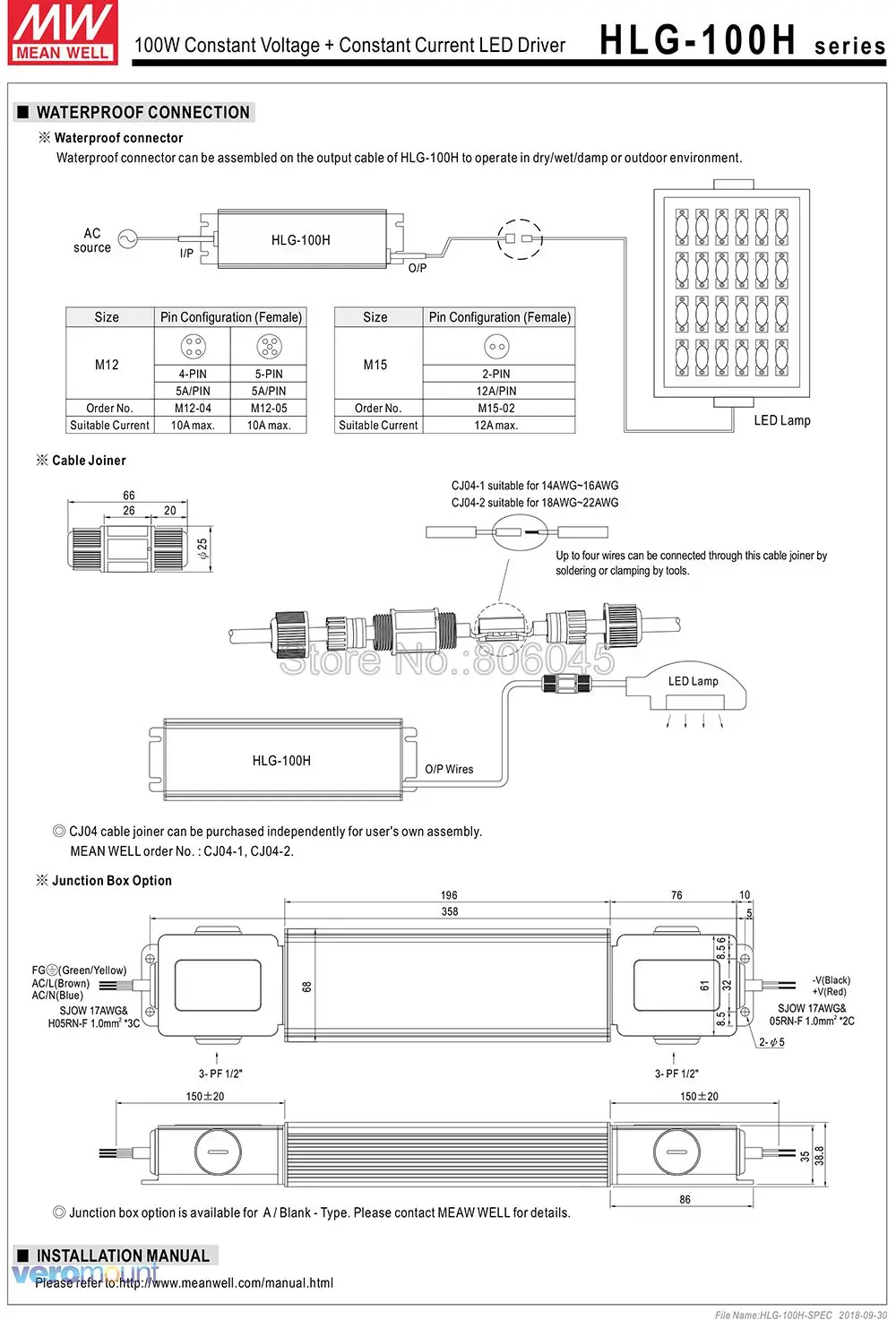 Cree CXB3590 LED Plant Grow Light 3000K 3500K 5000K 80 CRI 36V COB LED Array with Lens& Meanwell Driver DIY Module