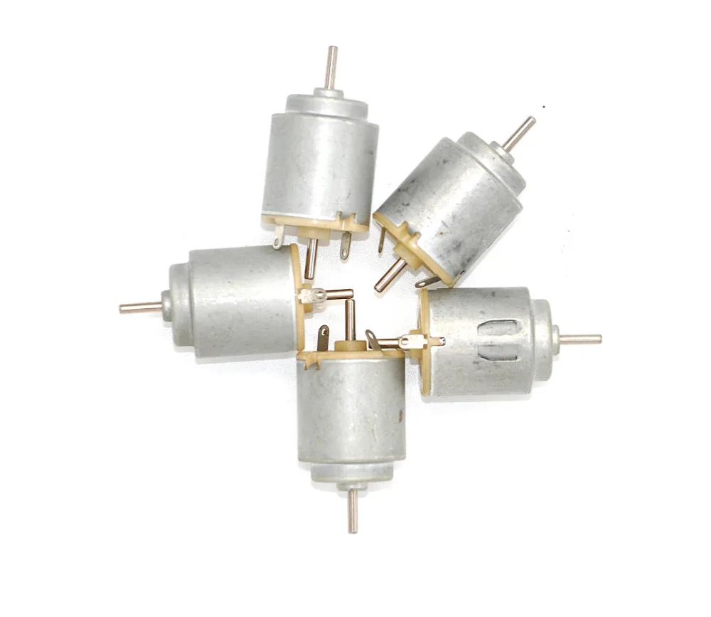 Shiping libre 140 DC motor 21 * 25mm3v 11000 RPM 0.08A 2mm de diámetro del eje: longitud axial incluyendo los pasos: 10mm Jefe: 38mm