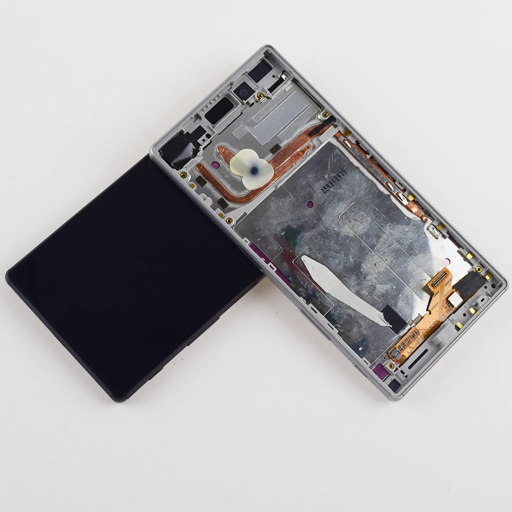 Для Sony Xperia Z5 ЖК дисплей рамка сенсорный экран дигитайзер сенсор в сборе для E6603 E6633