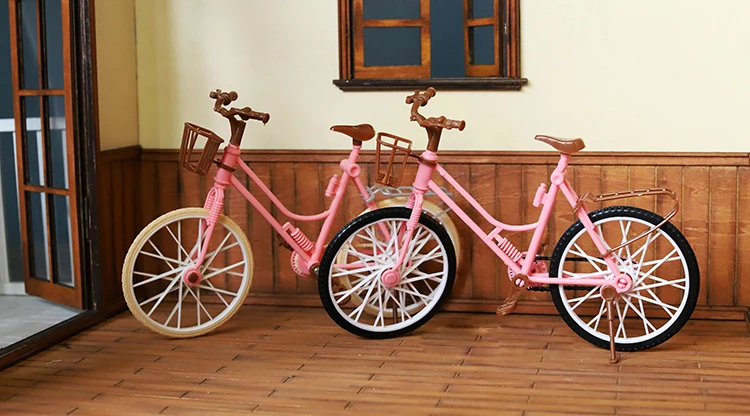 

Doll accessories mini bicycle available for 1/6 BJD Blyth AZONE YOSD doll Shooting props doll accessories